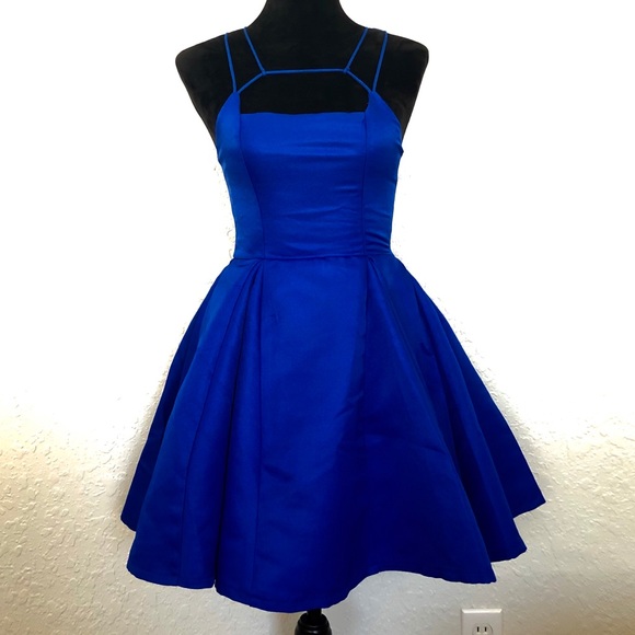 Gorgeous Royal Blue Party Dress - S - Picture 1 of 3